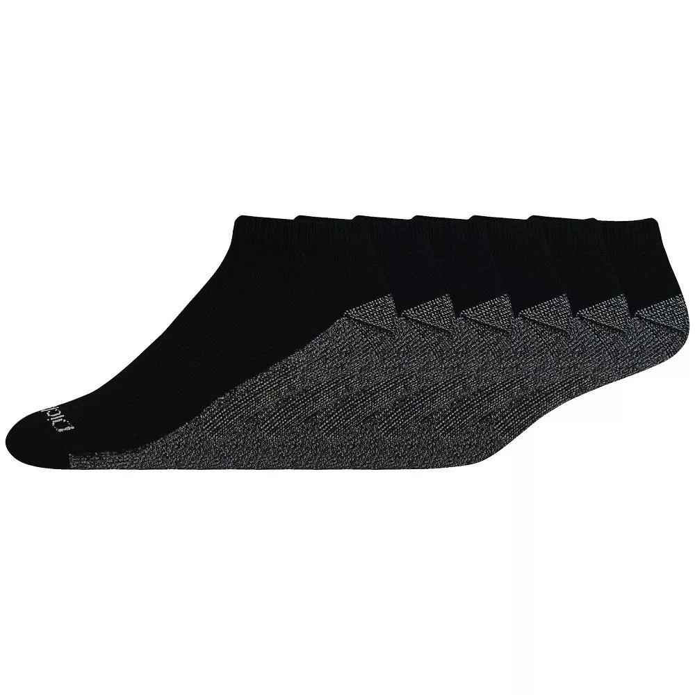 Men's Dickies 6-pack Work Dri-Tech Moisture Control No Show Socks, Size: 6-12, Black Product Image