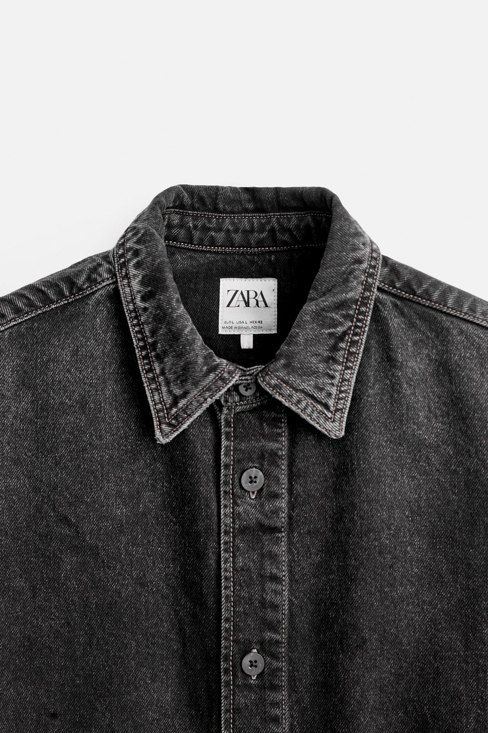 RELAXED FIT DENIM SHIRT Product Image