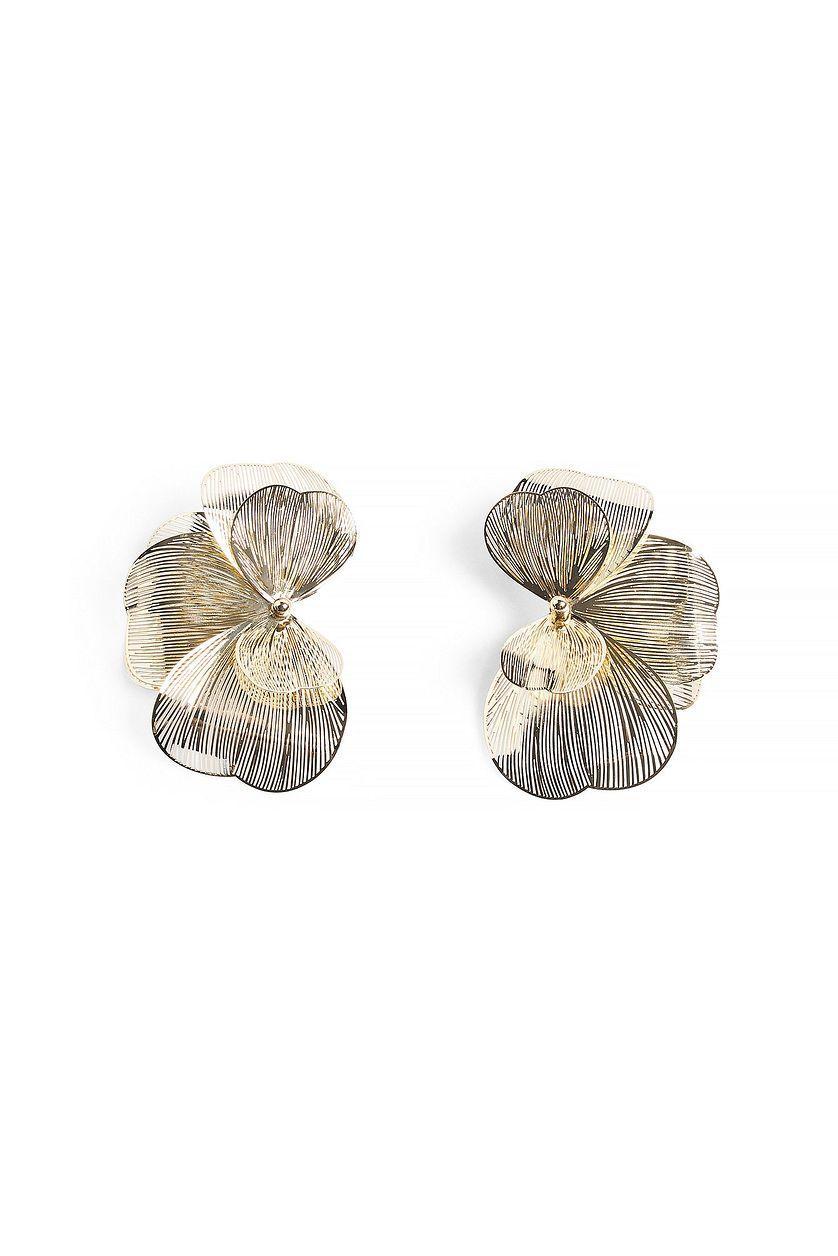 Thin Flower Earrings Product Image