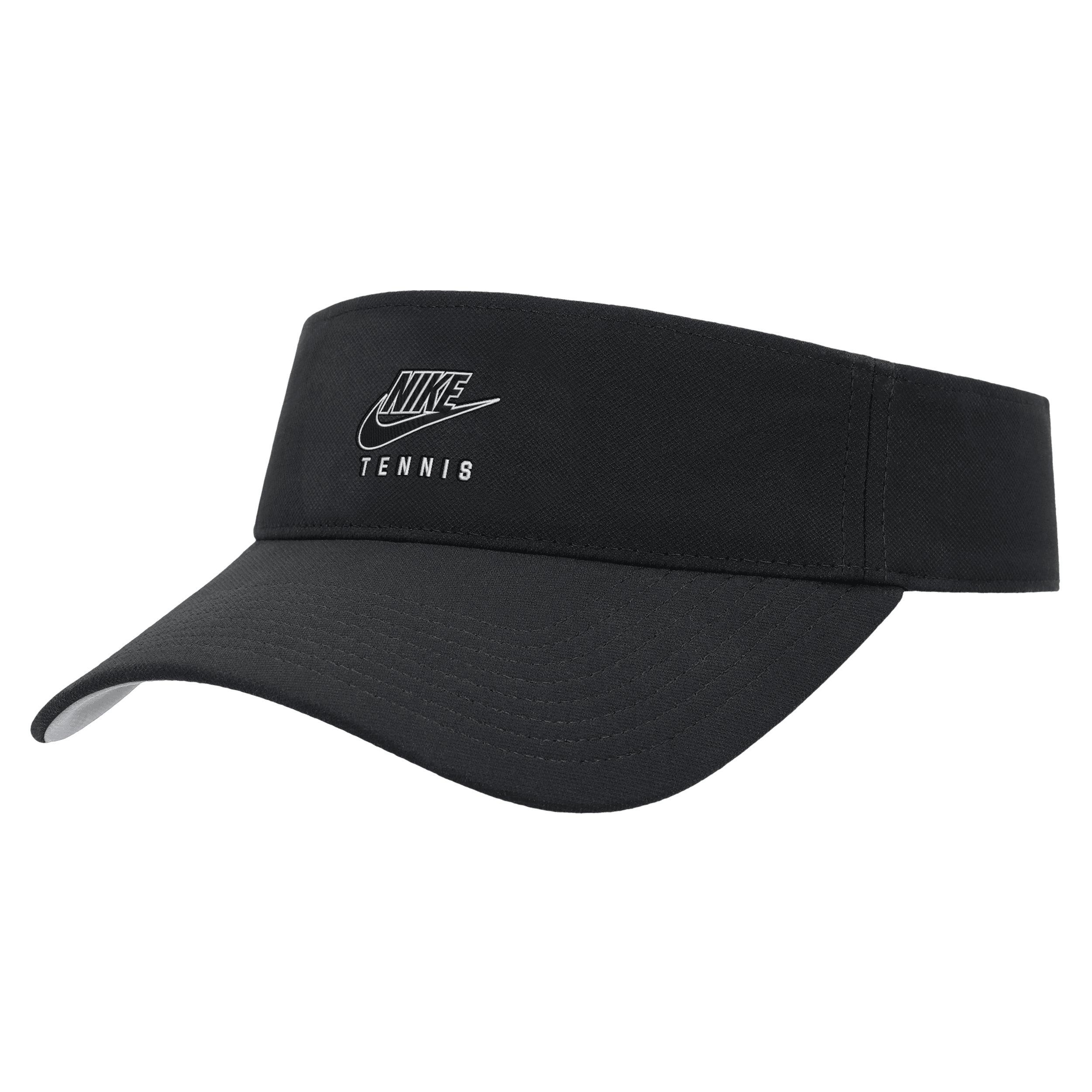Men's Nike Black Miami Marlins Wordmark Performance Adjustable Visor Product Image