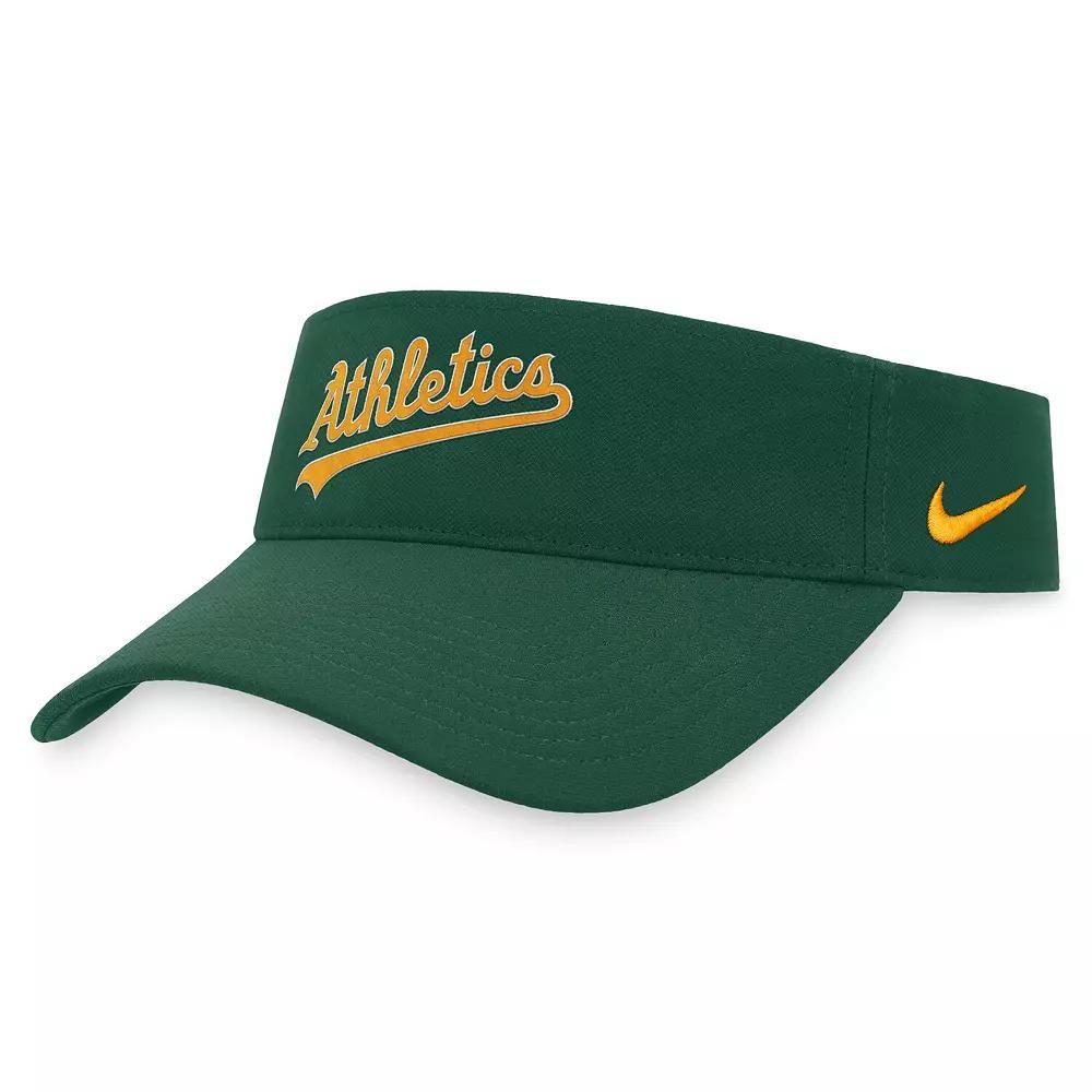 Men's Nike Black Miami Marlins Wordmark Performance Adjustable Visor Product Image