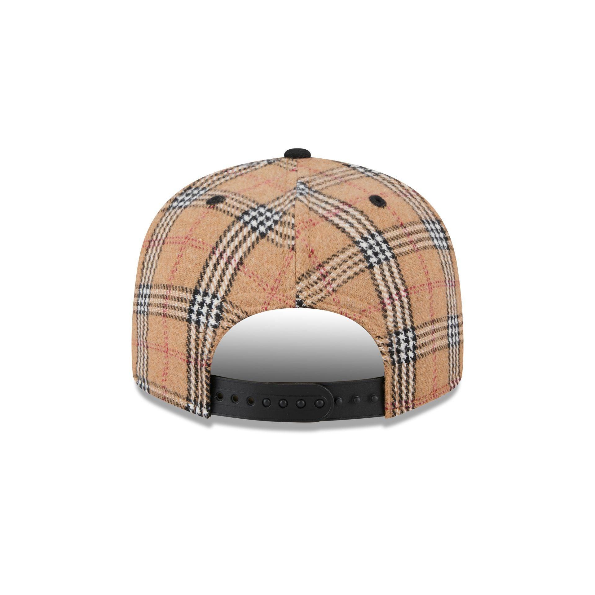 New York Yankees Tan Tartan 9FIFTY Snapback Hat Male Product Image