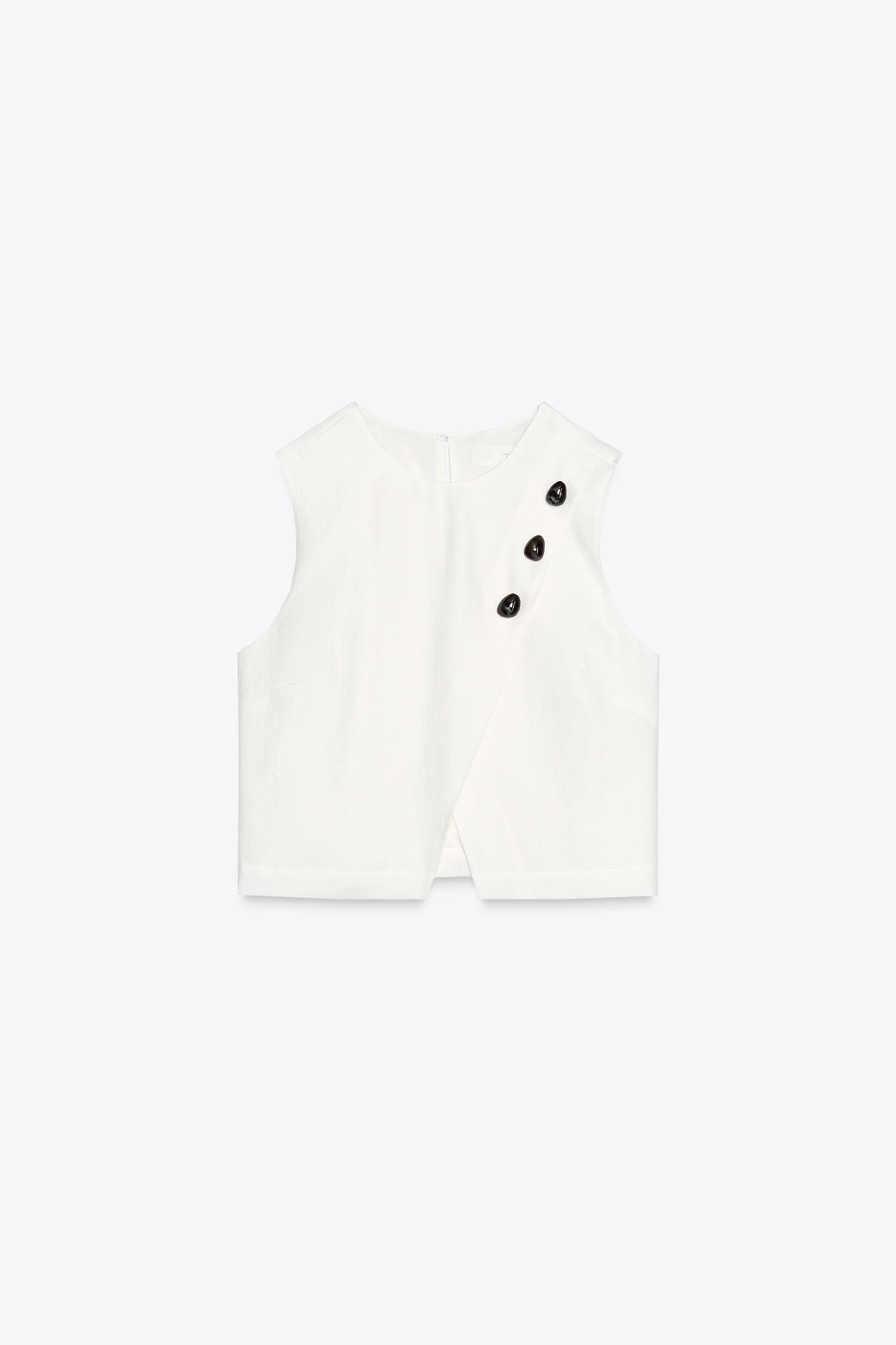 CROSSOVER CROP TOP Product Image