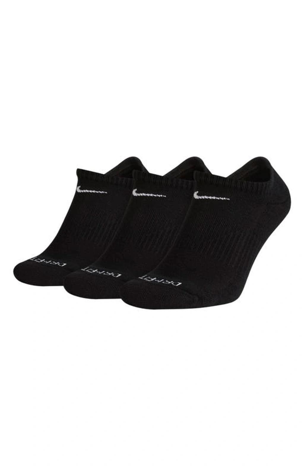 Mens Nike 3-pack Everyday Plus Cushion No-Show Training Socks Product Image