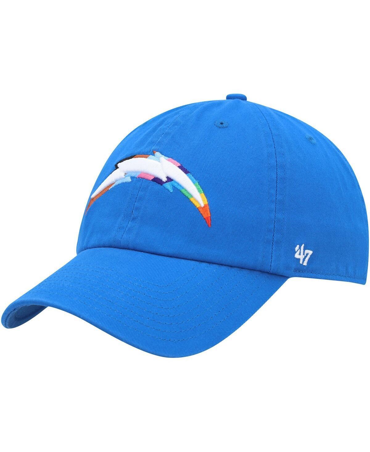 Men's '47 Powder Blue Los Angeles Chargers Pride Clean Up Adjustable Hat, Light Product Image