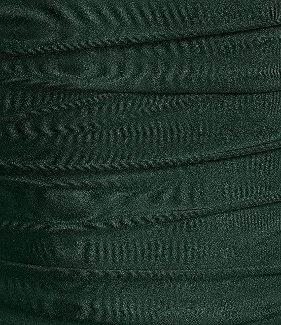 B. Darlin Cowl Neck Shirred Bodycon Dress Product Image