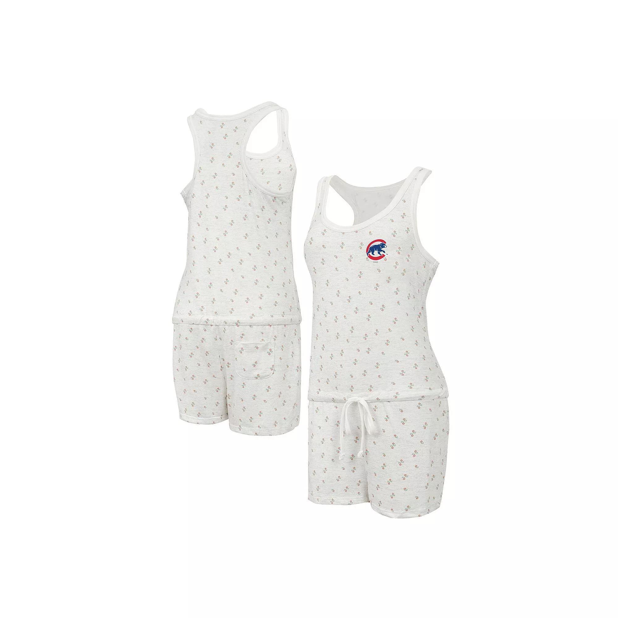 Women's Concepts Sport Cream Philadelphia Phillies Gardner Hacci Knit Romper, Size: Small, Beige Product Image