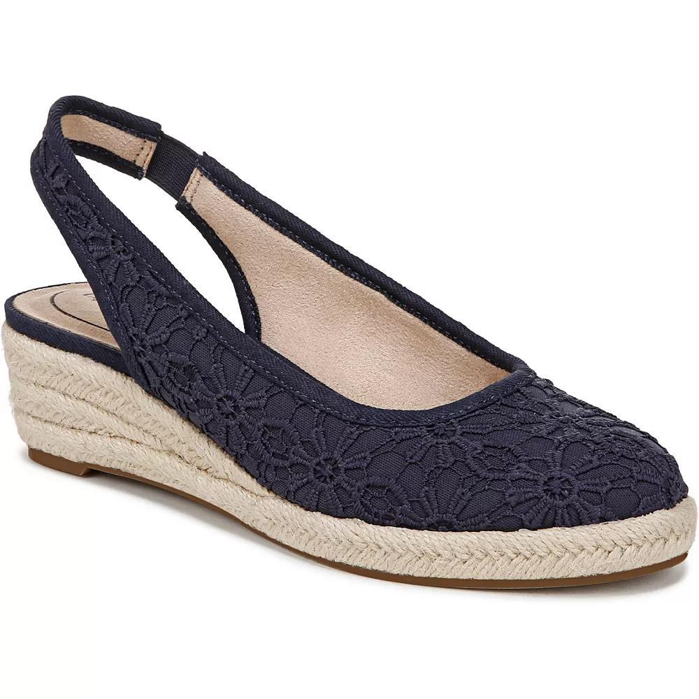 LifeStride Kayden Women's Espadrille Singback Shoes, Size: 7.5, Blue Fabric Product Image