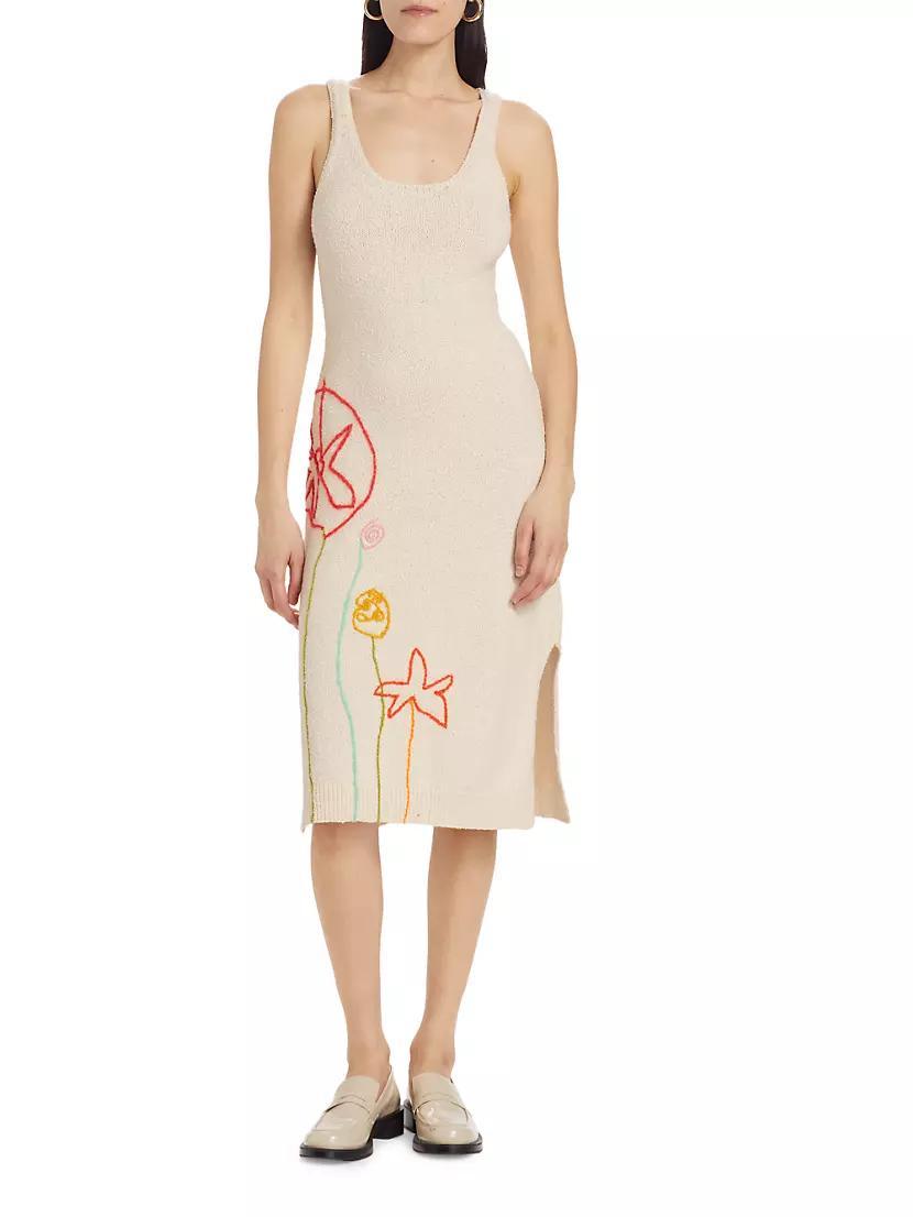 Jane St. Garden Cotton Midi-Dress Product Image