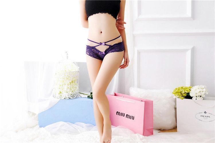 Lace Crotchless Panty Product Image