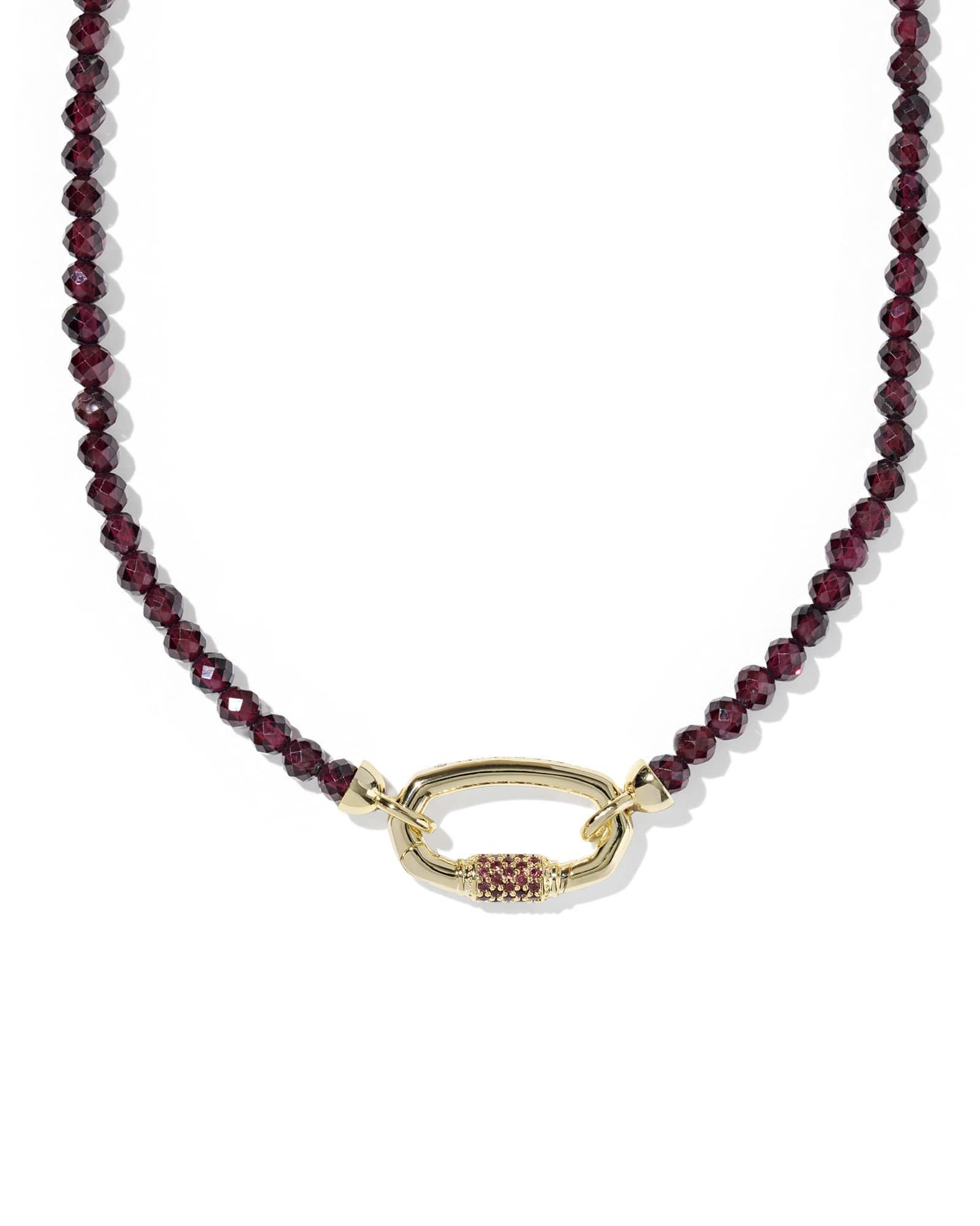 Emery Gold Beaded Strand Necklace Product Image