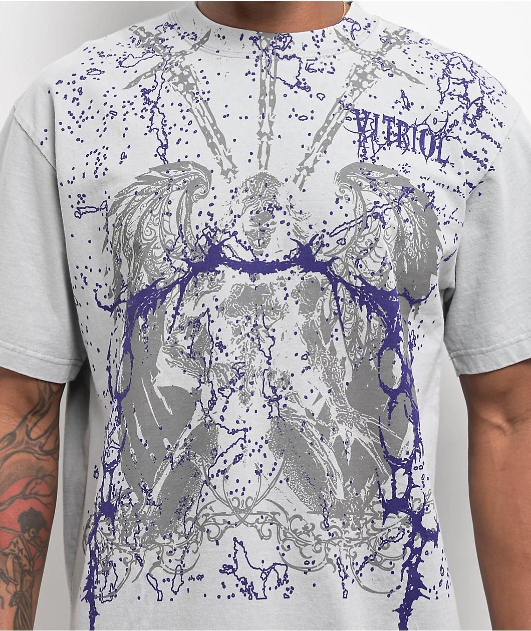 Vitriol Set Free Grey T-Shirt Product Image