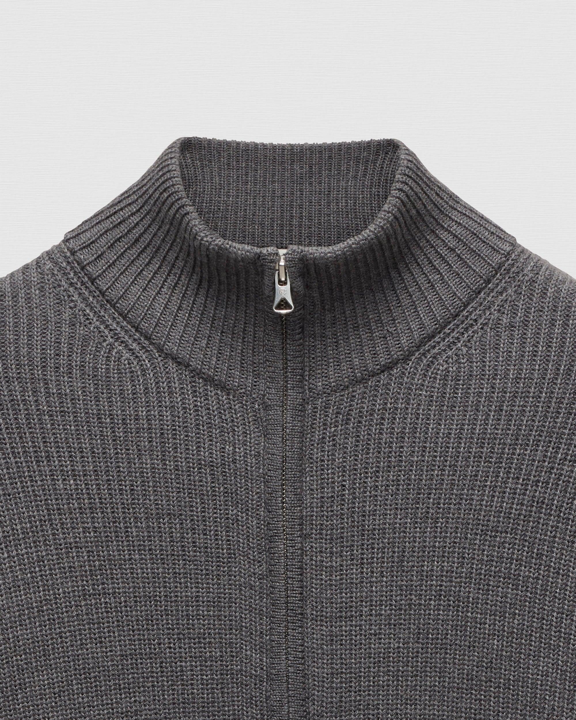 Merino Rib Vinnie Track Jacket Male Product Image