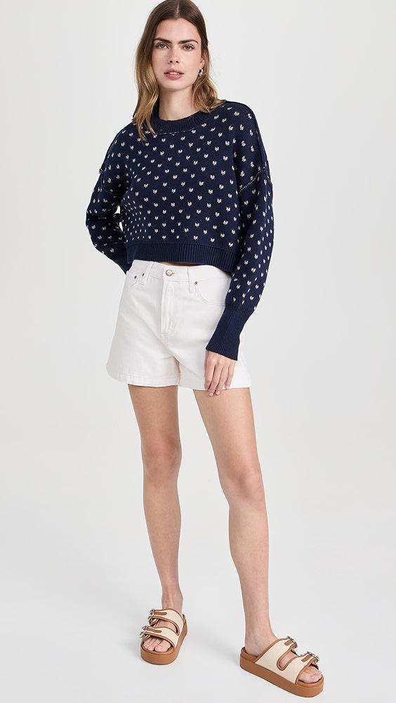 Free People Pattern Easy Street Crop Pullover | Shopbop Product Image