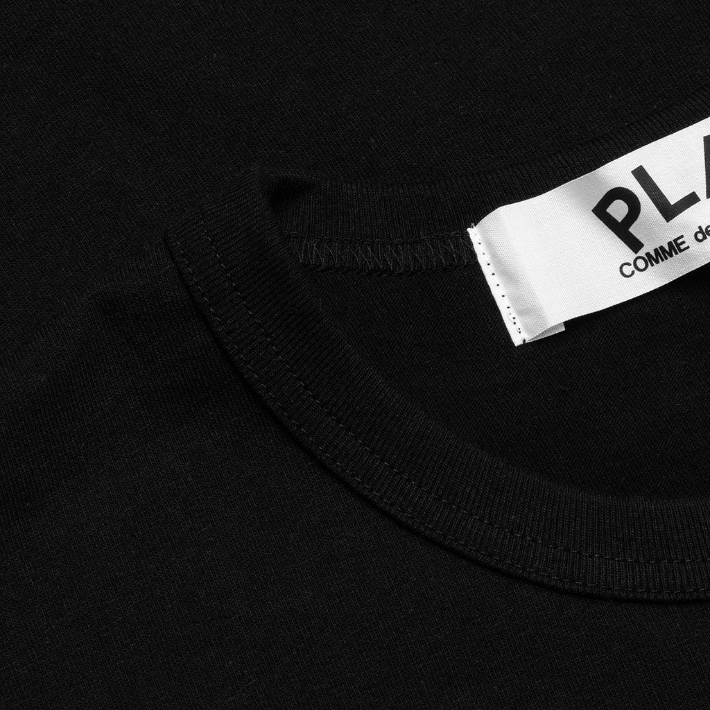 Washed Heavyweight Crewneck T-Shirt Type 2 - Black Male Product Image