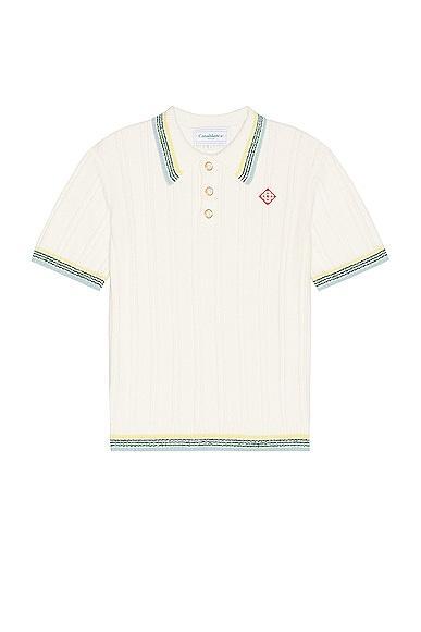 Casablanca Rib Boucle Polo Product Image