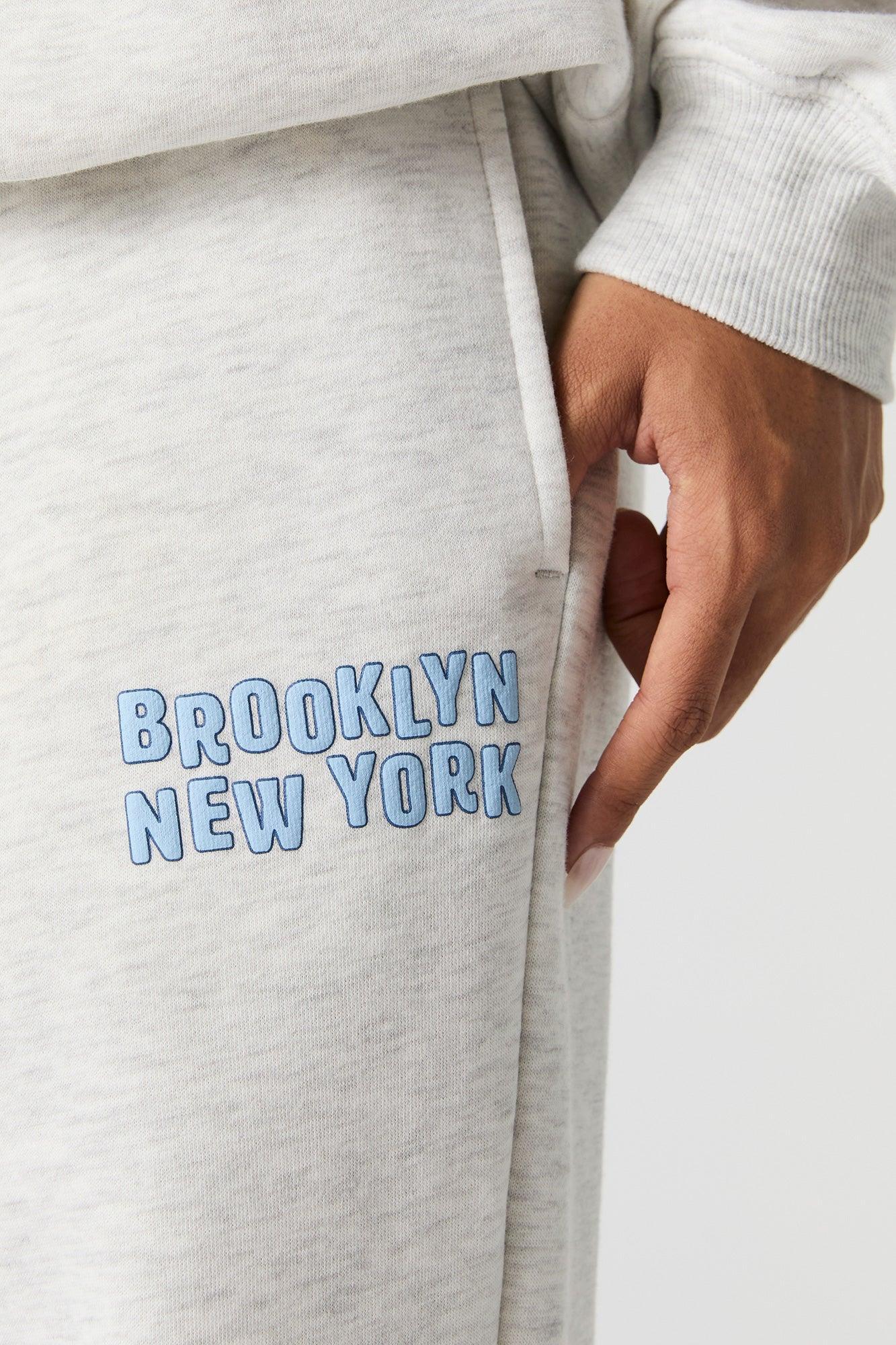 Graphic Fleece Wide Leg Sweatpant Female Product Image