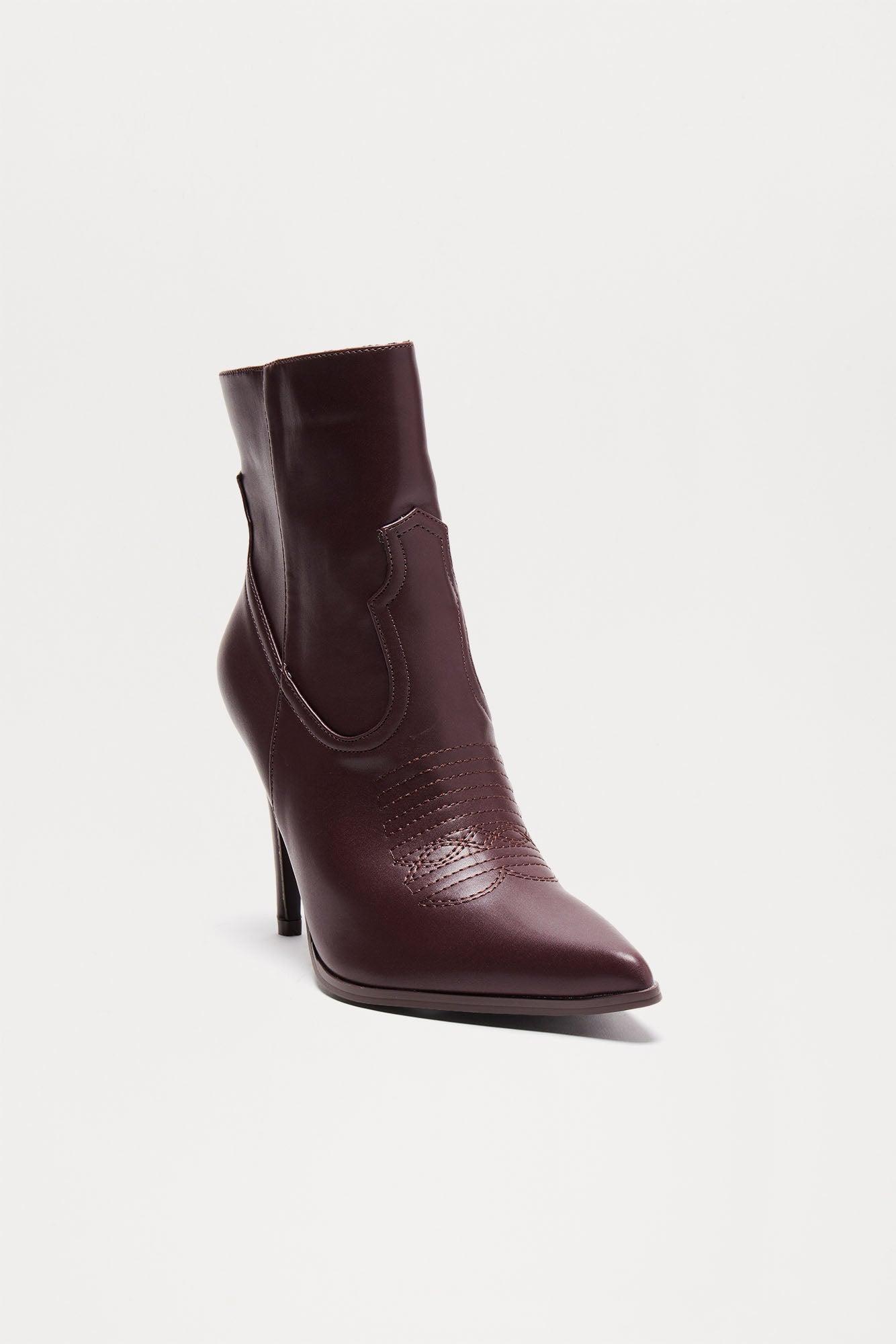 Reid Heeled Booties - Black Product Image