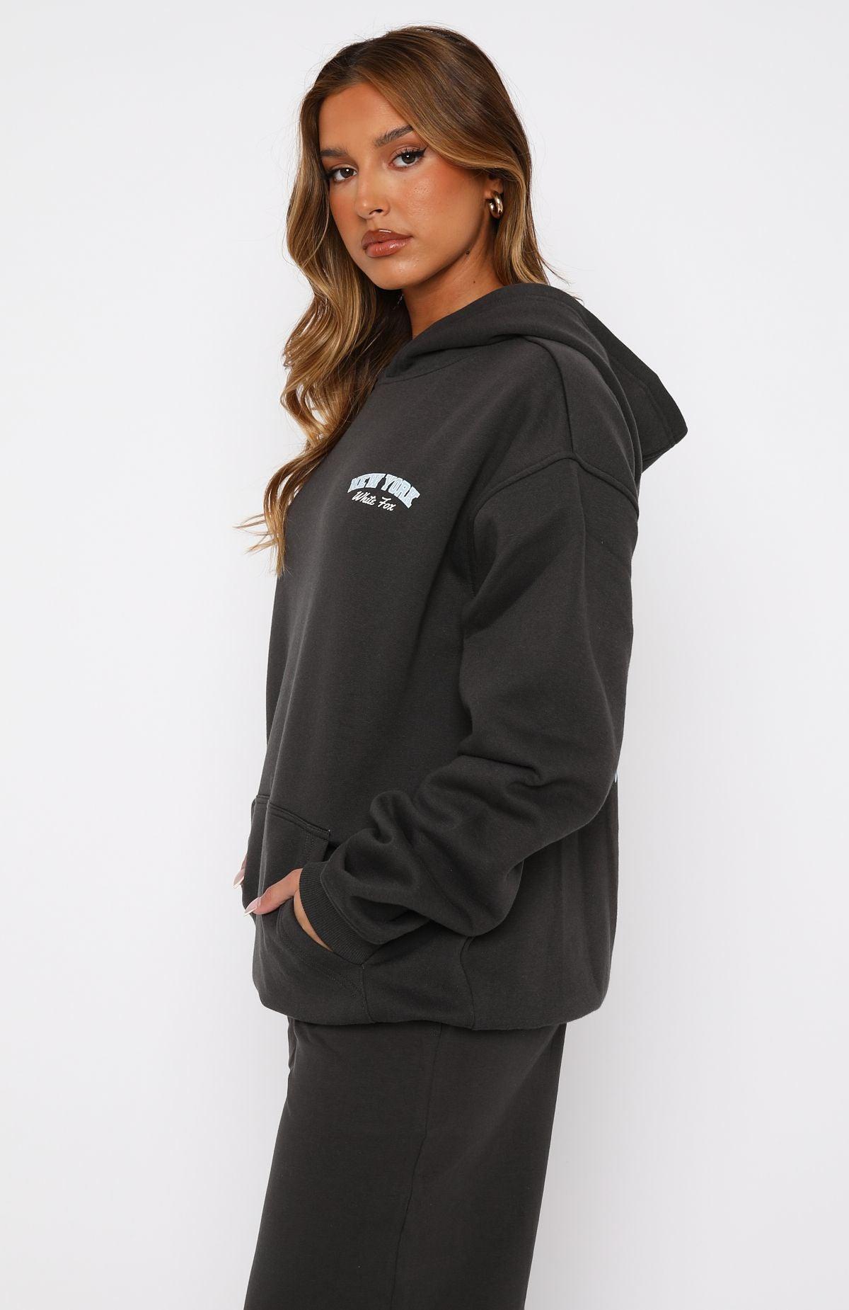 Team New York Oversized Hoodie Charcoal Product Image