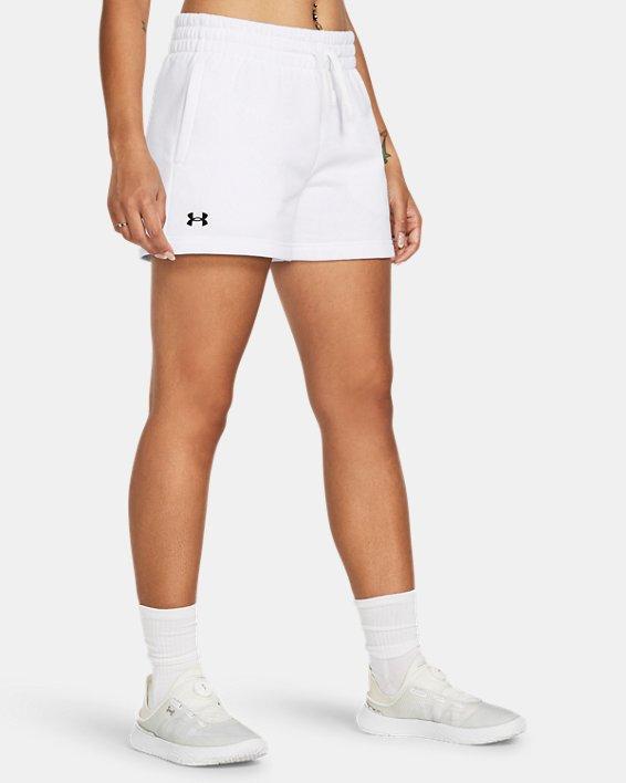 Women's Under Armour Rival Fleece Shorts, Size: Small, White Product Image