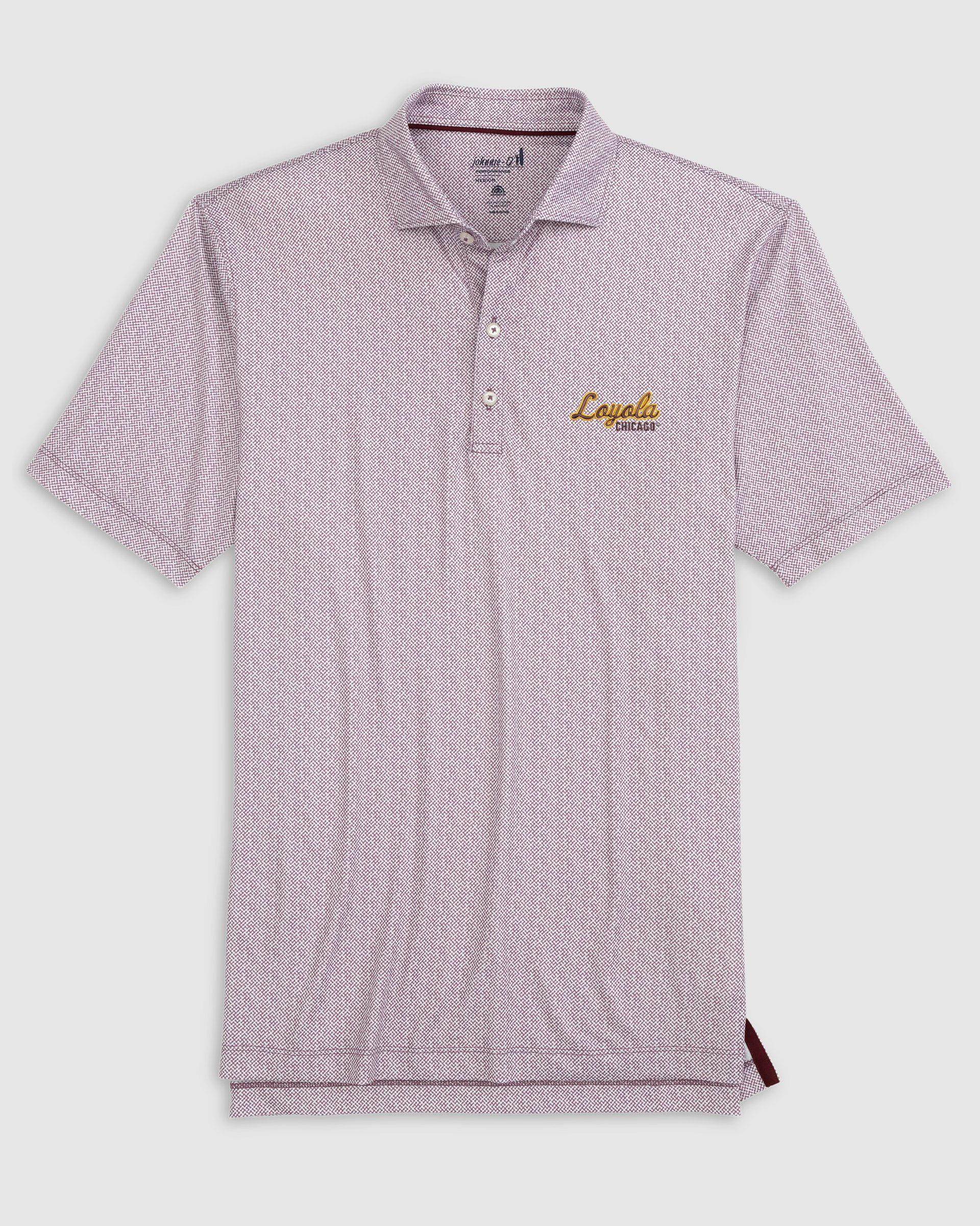 Southern Methodist Hinson Jersey Performance Polo Male Product Image