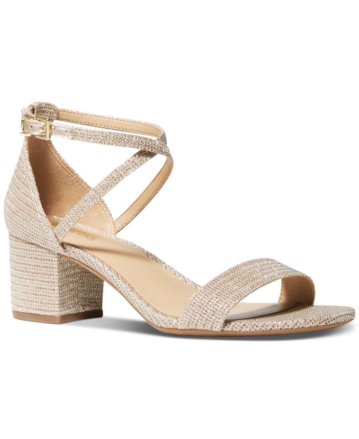 Michael Michael Kors Womens Serena Flex Ankle Strap High Heel Sandals Product Image