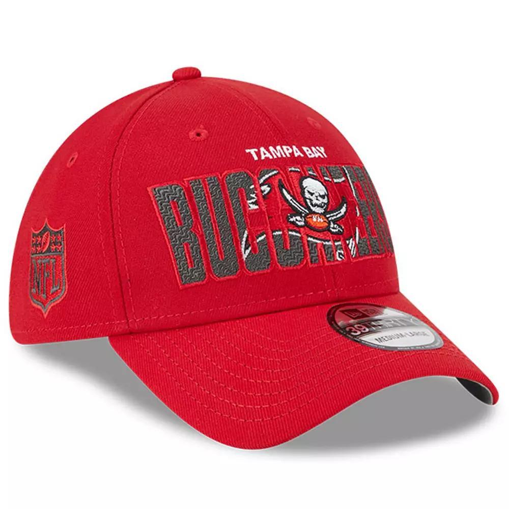 Men's New Era Red Tampa Bay Buccaneers 2023 NFL Draft 39THIRTY Flex Hat, Size: Medium/Large Product Image