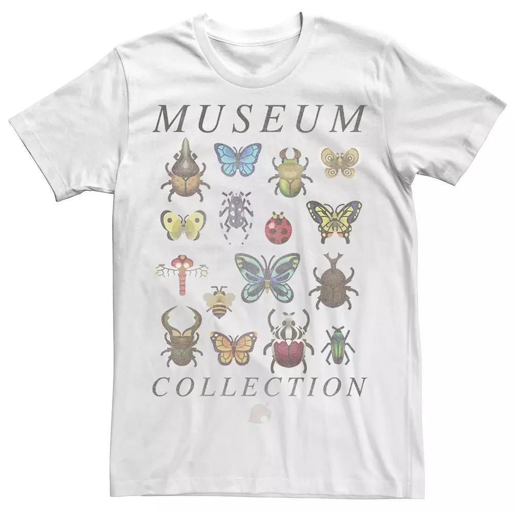 Men's Animal Crossing Bugs Museum Collection Tee, Size: Medium, White Product Image