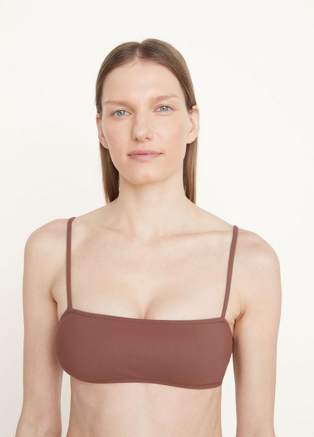 Womens Nu Swim Lucky Top, Cocoa, Size M Vince Product Image