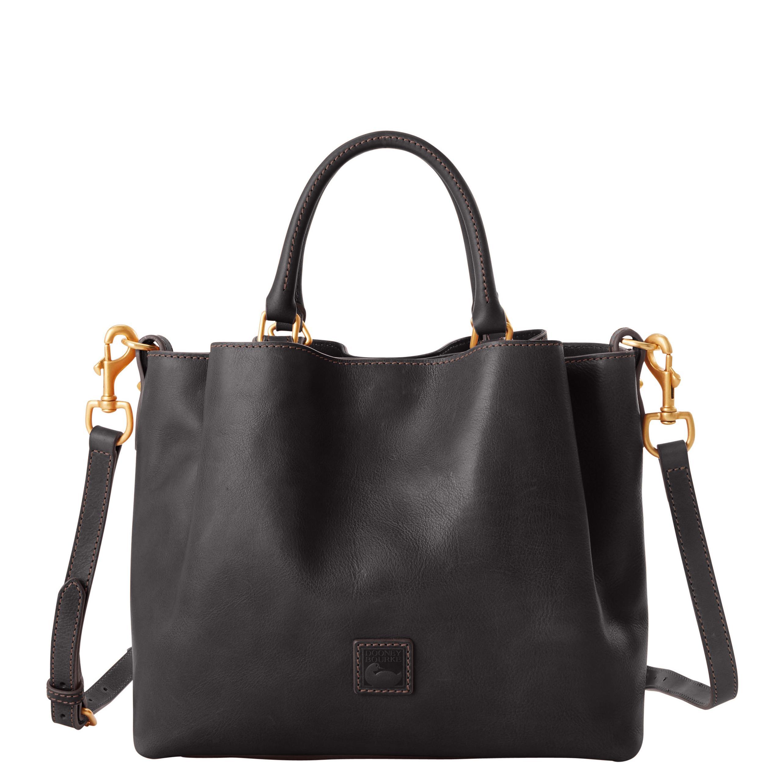 Dooney & Bourke Womens Florentine Leather Barlow Bag in Black Product Image