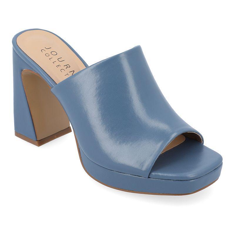 Journee Ezzlynn Womens Block Heel Sandals Product Image