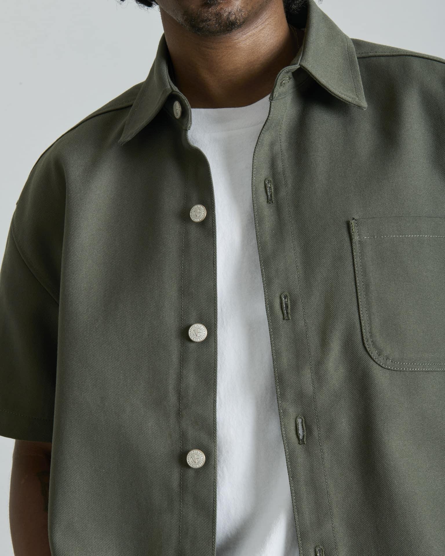 Brand New Era Founders Dusty Charcoal Work Shirt Male Product Image