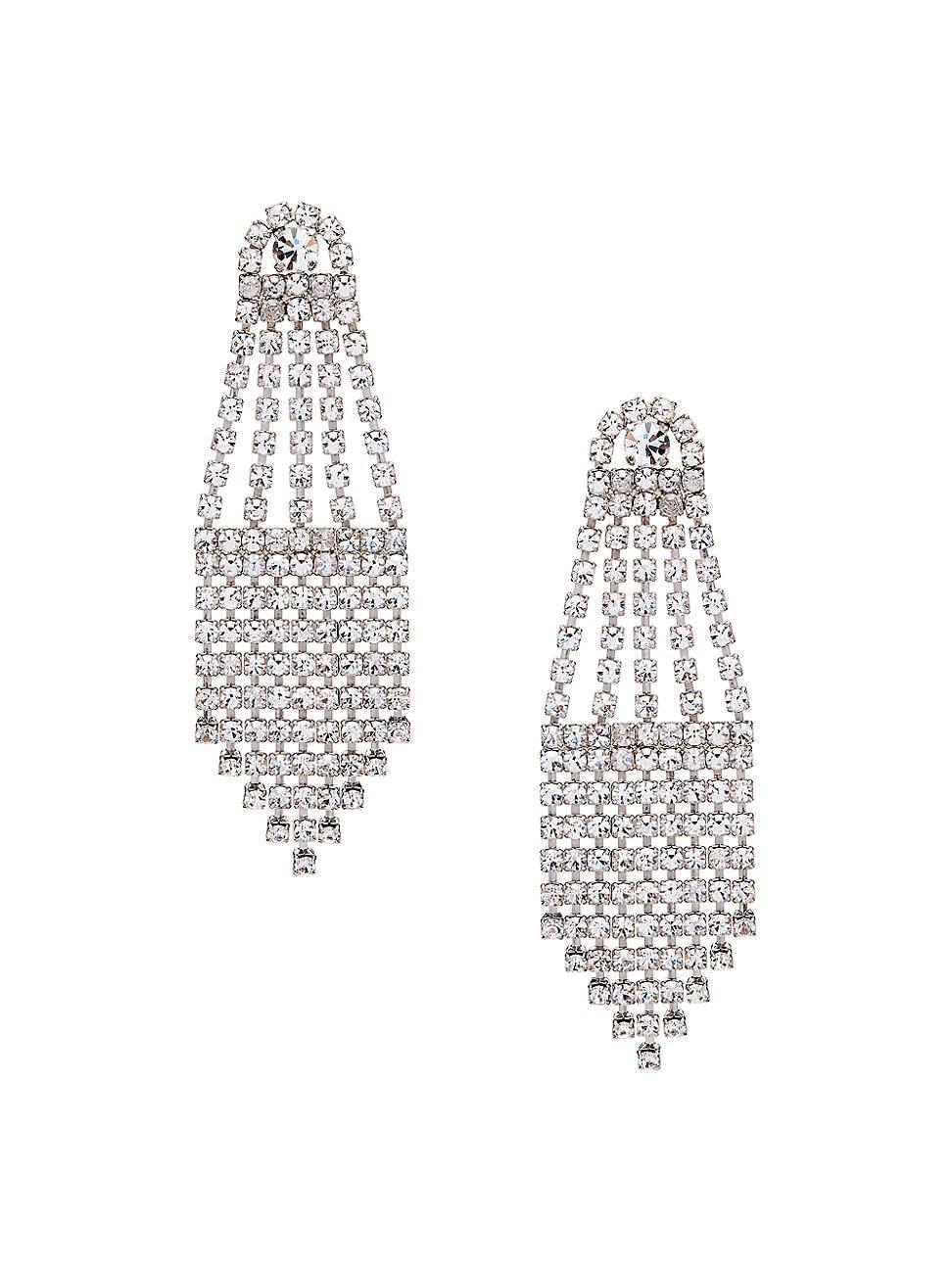 Crystal Fan Earrings Product Image