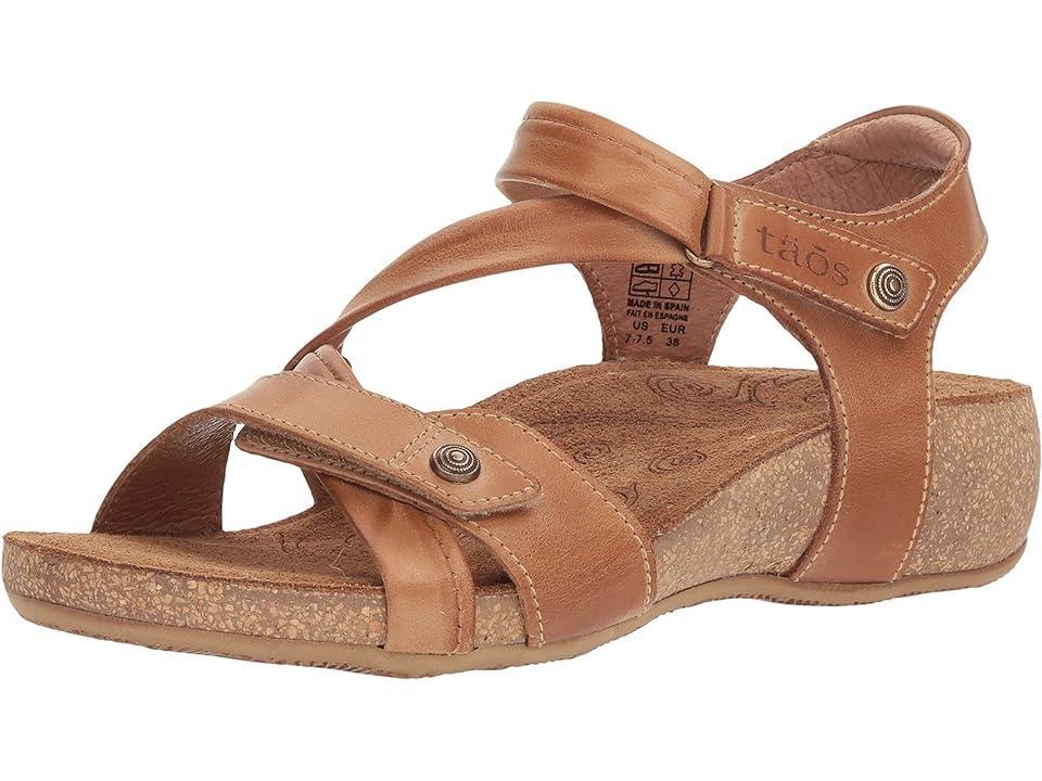 Taos Footwear Universe Banded Leather Wedge Sandals Product Image