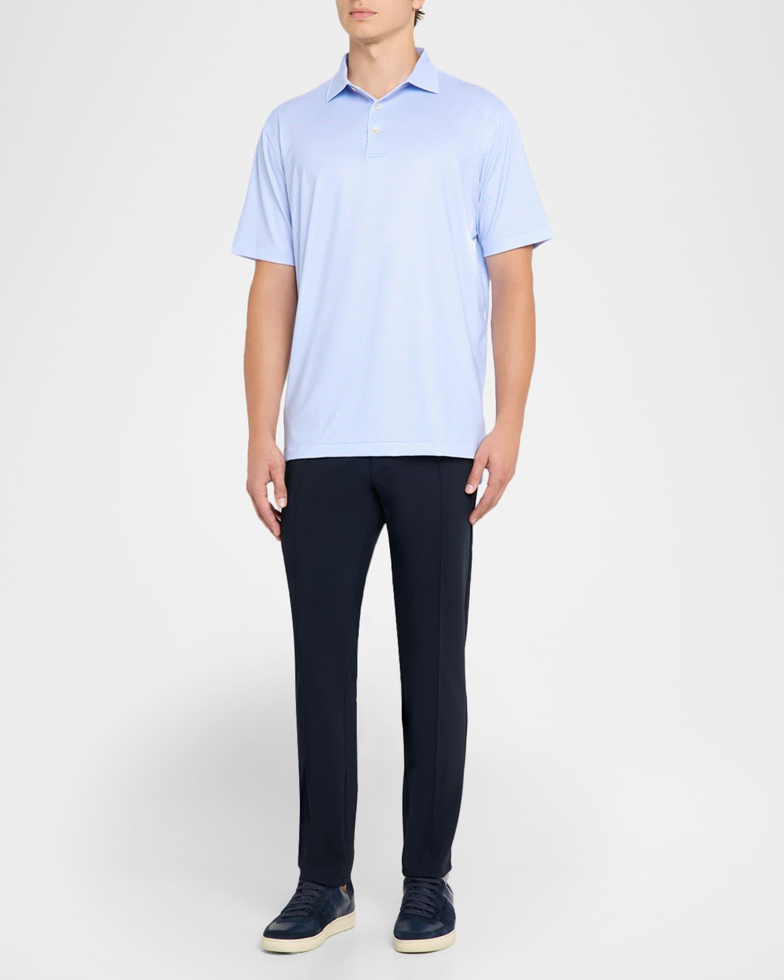 Men's Geo Skull Performance Jersey Polo Product Image