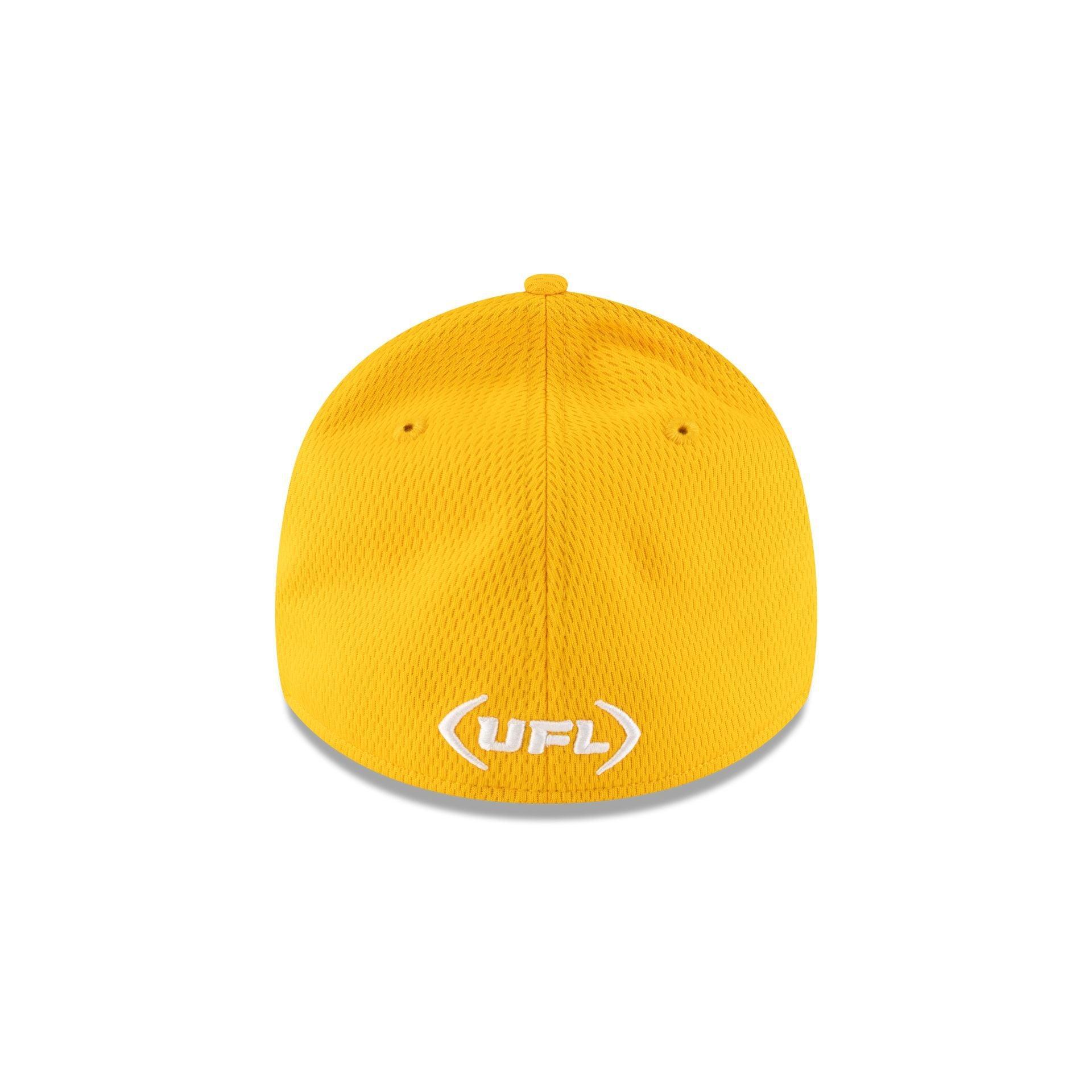 Memphis Showboats Yellow 39THIRTY Stretch Fit Hat Male Product Image