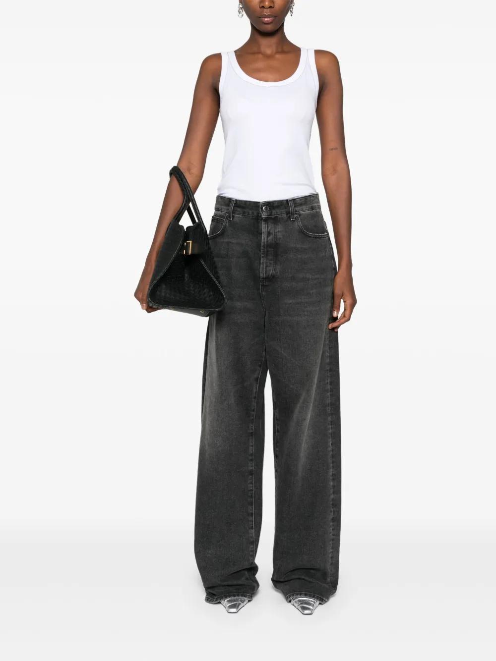 FABIANA FILIPPI Top Mit Zierkette In White Product Image
