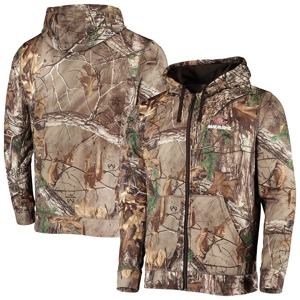 Men's Dunbrooke Realtree Camo Chicago Bears Trophy Tech Fleece Full-Zip Hoodie, Size: Small, Green Product Image