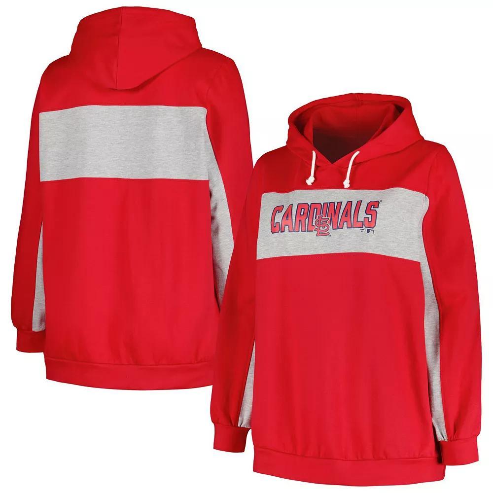 Women's Profile Red St. Louis Cardinals Plus Size Pullover Hoodie, Size: 3XL Product Image