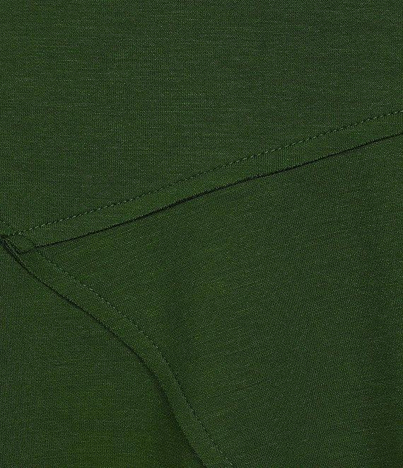 IC Collection Soft Knit Crepe Mock Neck Long Sleeve Top Product Image