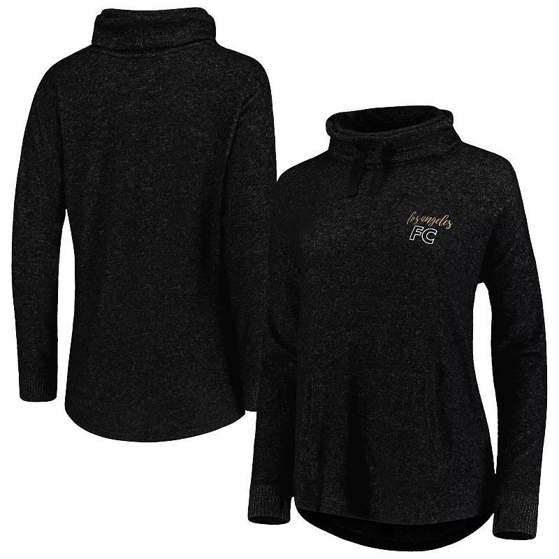 Women's Heathered Black LAFC Cuddle Tri-Blend Pullover Sweatshirt, Size: Large, Lfc Charco Product Image