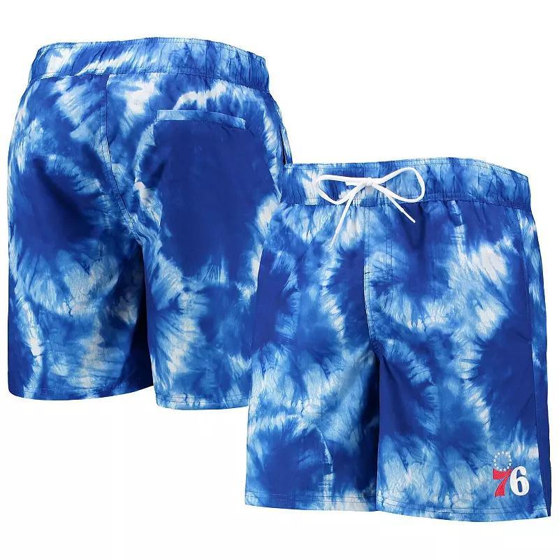 Men's G-III Sports by Carl Banks Royal Philadelphia 76ers Splash Volley Swim Shorts, Size: Medium, 76r Blue Product Image
