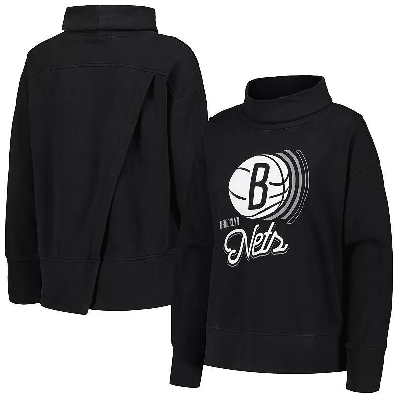 Womens Levelwear Brooklyn Nets Sunset Pullover Sweatshirt Product Image