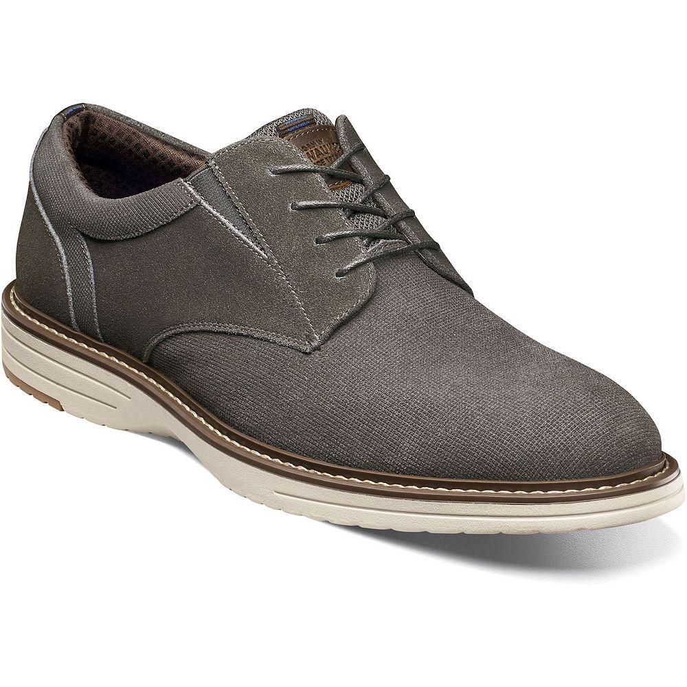 Nunn Bush® Griff Men's Suede Plain Toe Oxford Shoes, Size: 13, Grey Product Image