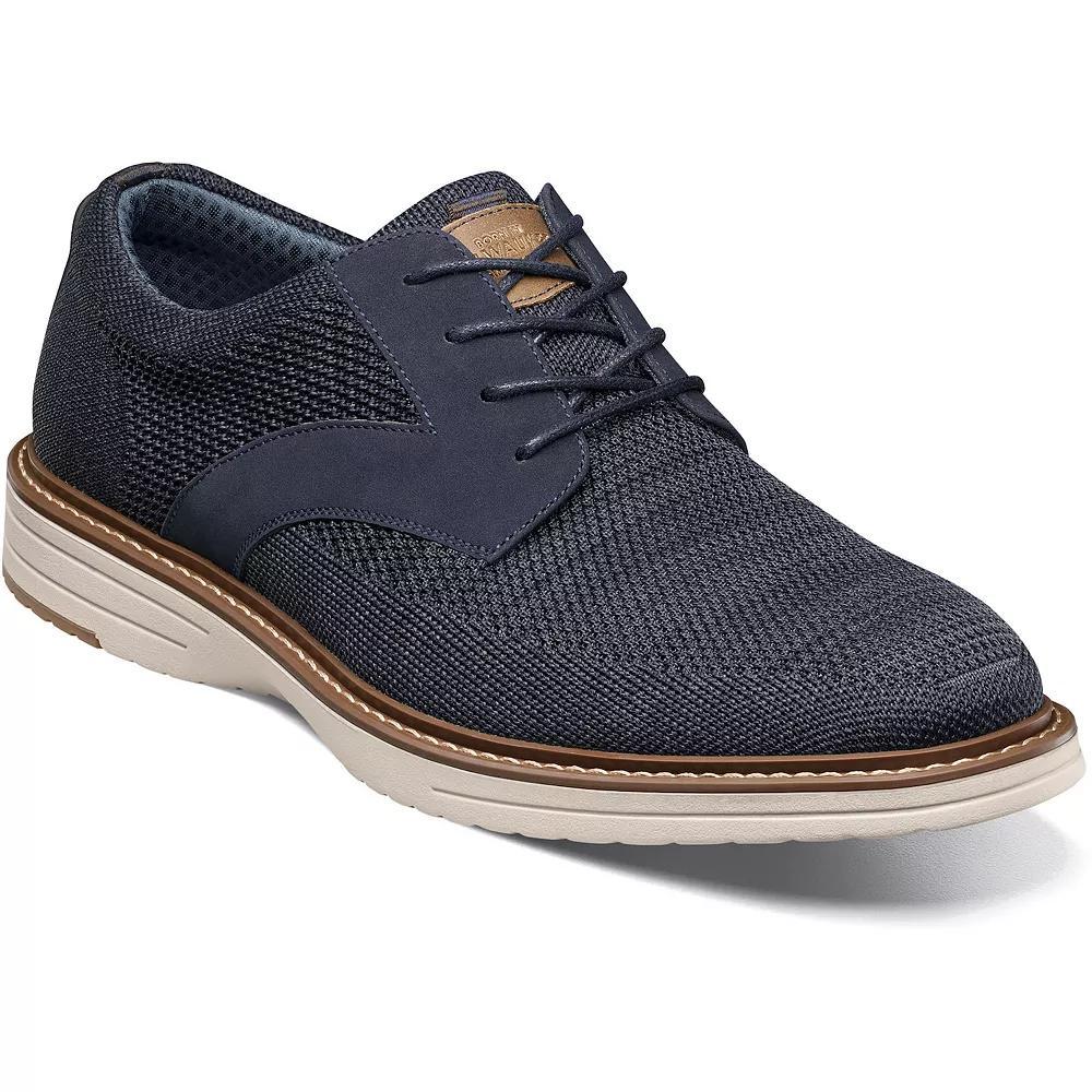 Nunn Bush Griff Mens Knit Plain Toe Oxford Shoes Blue Team Product Image