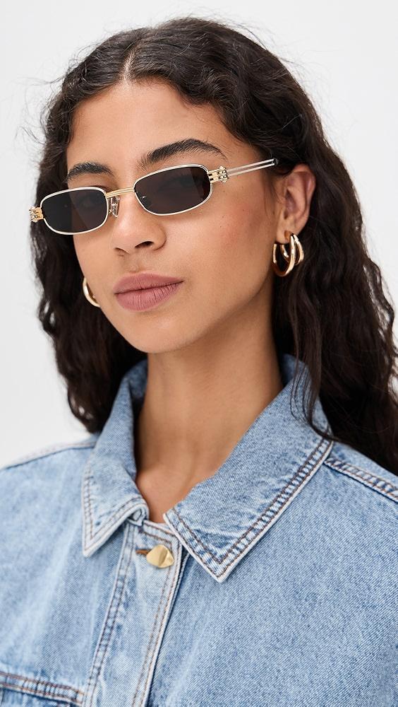 Bottega Veneta Rectangular Sunglasses | Shopbop Product Image