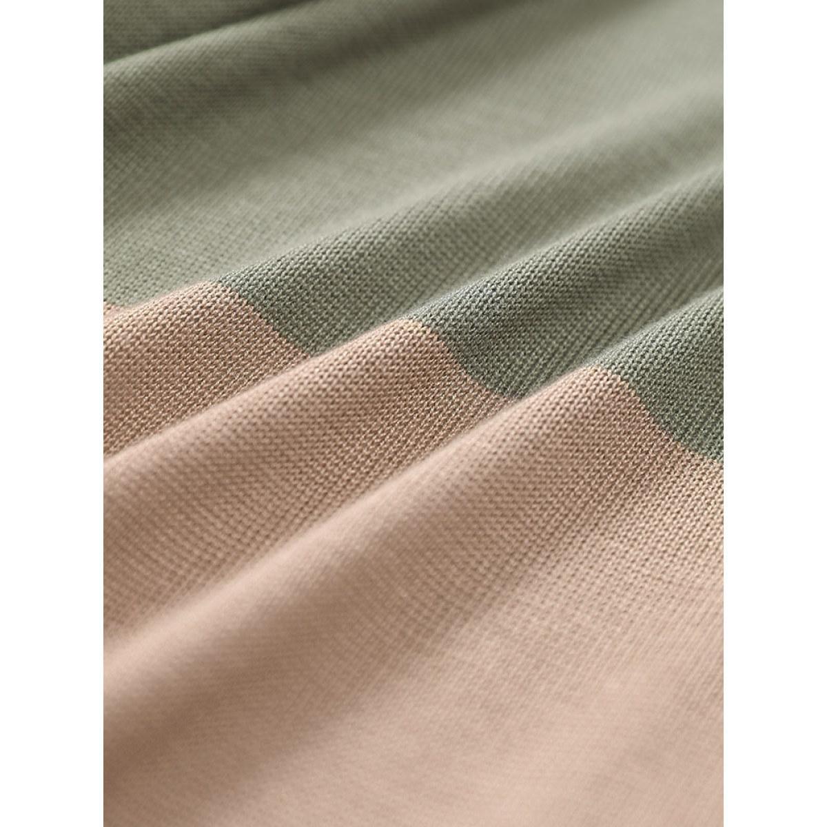 Plus Size Supersoft Essentials Colorblock Pocket Tunic Cardigan Sage Women Casual Loose Long Sleeve Everyday Cardigans BloomChic 26/4X Product Image