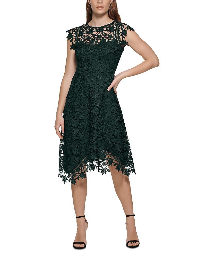 Eliza J Asymmetric Lace Dress Product Image