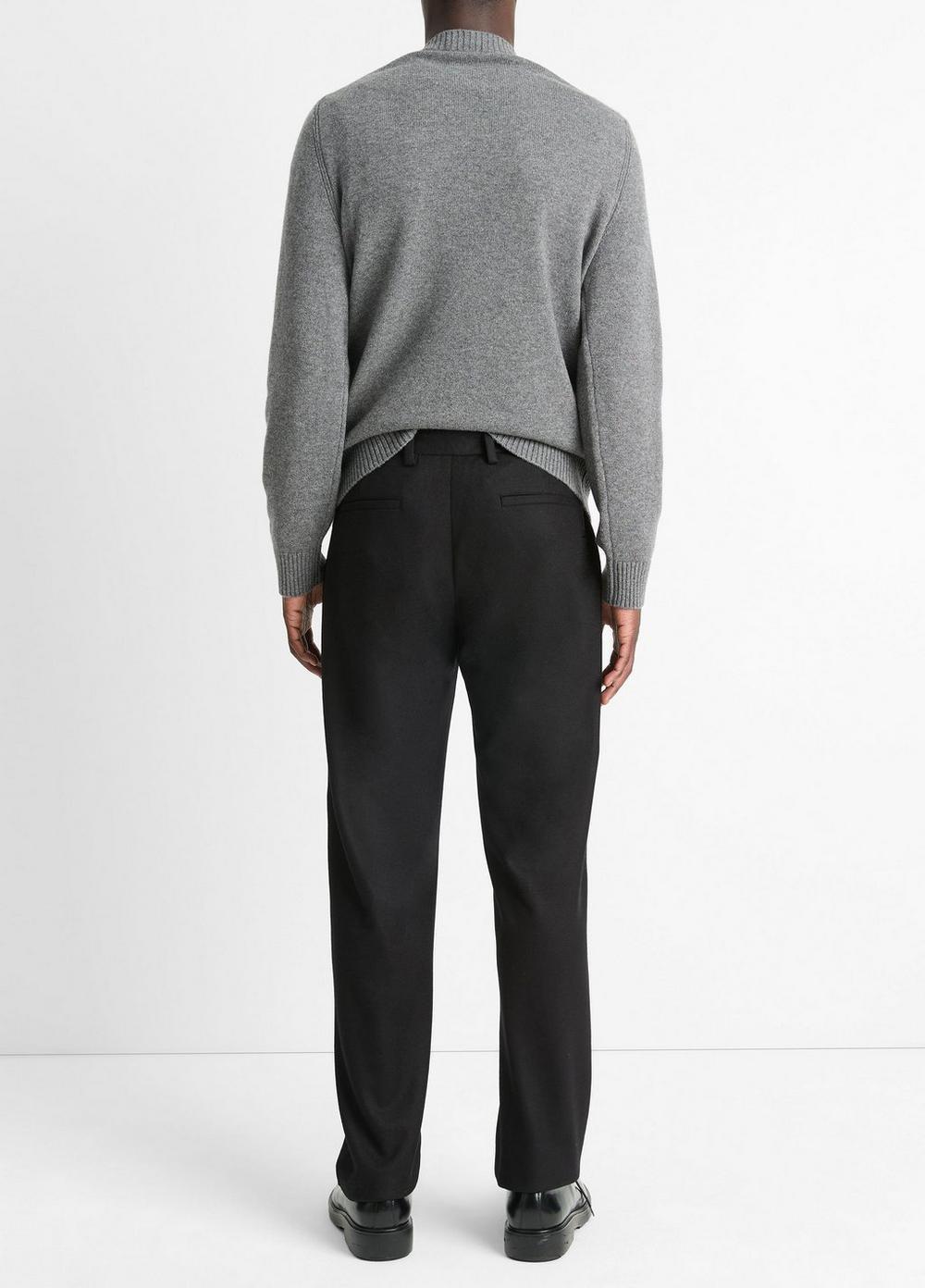Mens Italian Wool-Blend Trouser, Black, Size 29 Vince Product Image