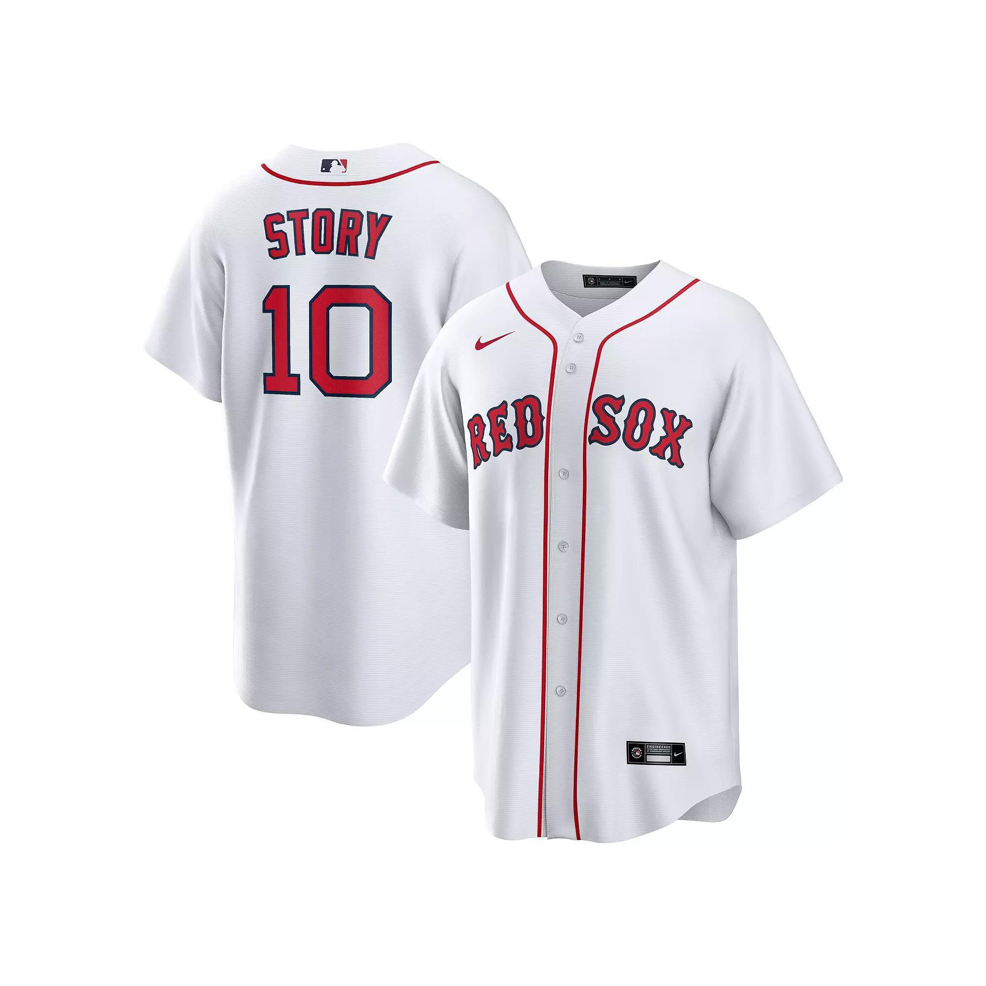 Men's Nike Trevor Story White Boston Red Sox Home Replica Jersey, Size: XL Product Image